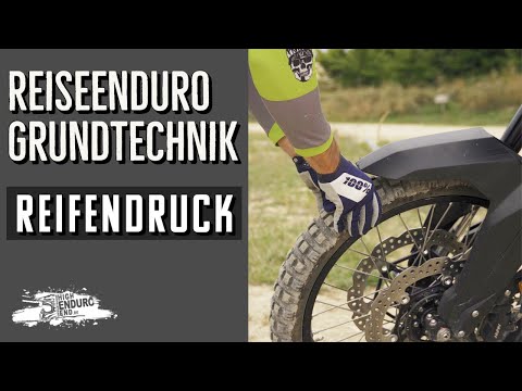 Reiseenduro Grundtechnik #5 - Reifendruck