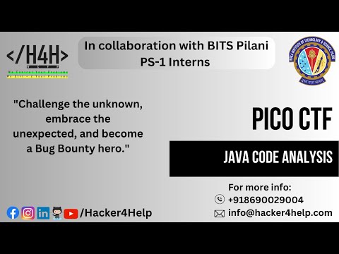 Picoctf Web Exploitation Java Code Analysis
