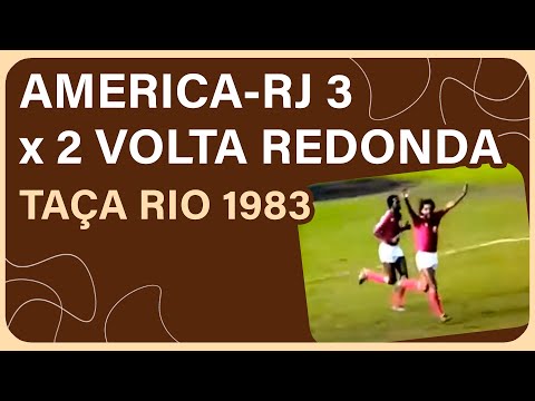 Gasperin:  America RJ 3x1 Volta Redonda Taça Rio 1983