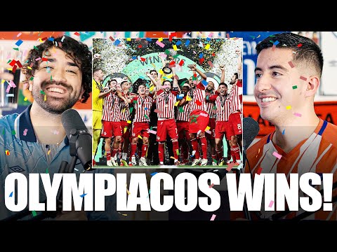HISTORY IN ATHENS! OLYMPIACOS WIN THEIR FIRST-EVER EUROPEAN TROPHY 🇬🇷🏆