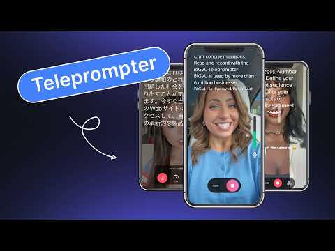 BIGVU Teleprompter & Captions