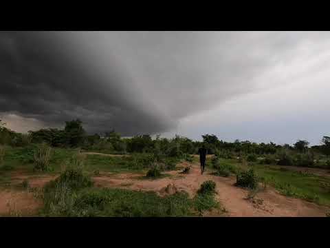 A POV run / hike in the woods near Bamako