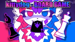 Cover art for kittydog - BOARD GAME [animation MV]♟️💗💜💙🃏 (FW+TW⚠️)❤️‍🔥