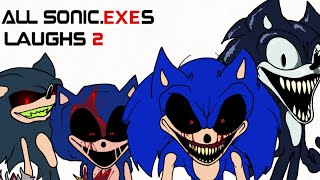Download lagu All Sonic.exes laughs | Part 2 (sonic.exe animation) mp3