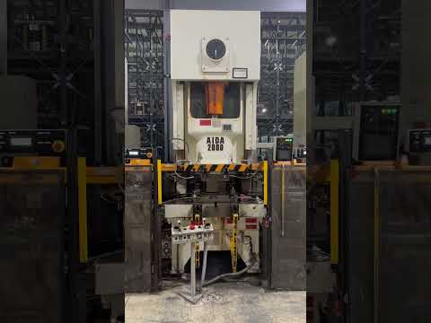 220 TON AIDA GAP FRAME METAL STAMPING PRESS