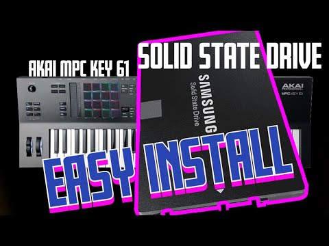 AKAI MPC KEY 61🎹 Solid State Drive Easy Install 💯