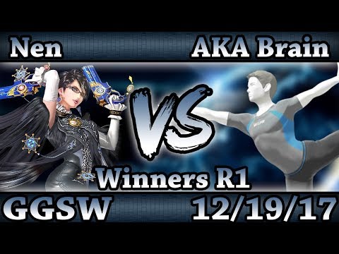 GGSW 63 - Awaken|Nen (Bayonetta) Vs. AKA Brain (Wii Fit) Smash Wii U Winners R1 - Smash 4
