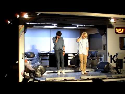 120718 Sukira Open Concert - Sungmin & Ryewook dancing Sexy, Free & Single