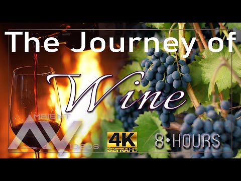 WINE - Wine yards, wine making and tasting 8 HOURS of Background Ambient Video