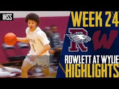 Wylie vs Rowlett High School Basketball Highlights | Dorian Romano Leads AHMO to Victory