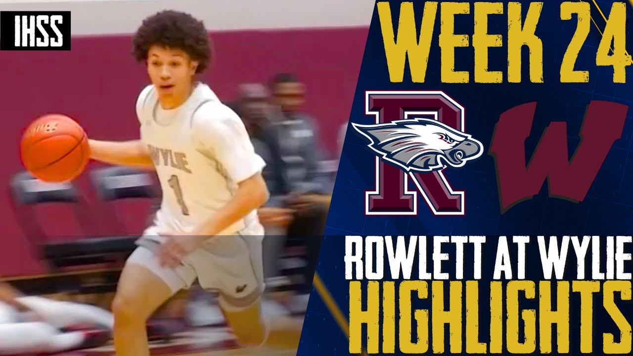 Wylie vs Rowlett High School Basketball Highlights | Dorian Romano Leads AHMO to Victory