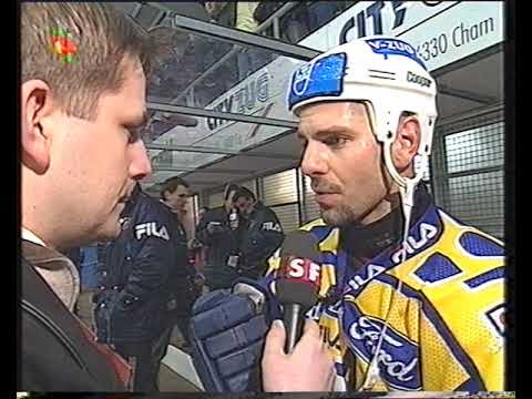 1997 EV Zug – HC Davos 6:4 // Interview Dino Kessler // Playoff-Halbfinal Spiel 3, 13. März 1997