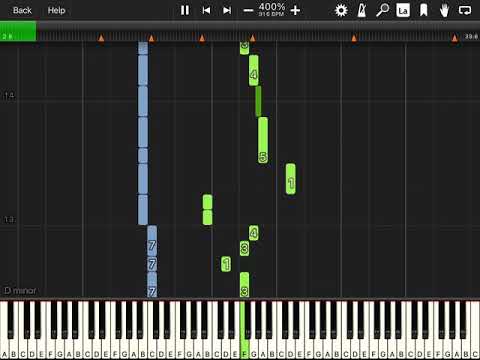 Megalovania Synthesia 916 Beats Per Minute