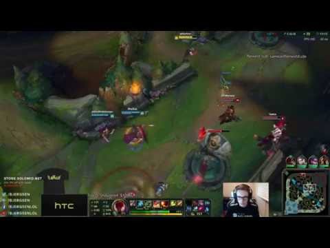 TSM Bjergsen CRAZY LEE SIN DIVE