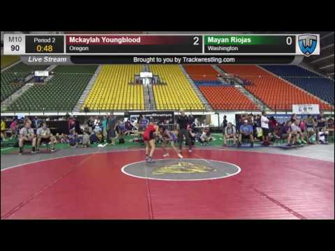 655 NOVICE GIRL 90 95 Mckaylah Youngblood Oregon vs Mayan Riojas Washington 8417842104