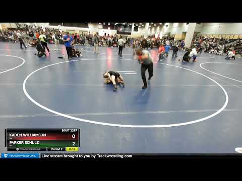 63 Lbs Cons. Round 4 - Kaden Williamson, IA Vs Parker Schulz, IA F091