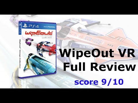 PlayStation4 VR PS4 VR NEW GAME WipeOut Omega Collection VR Full Review