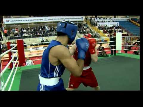 Light Heavy (81kg) SF - Dauhaliavets (BLR) vs Muzaffer (TUR) -2012 European Olympic Qualifying Event