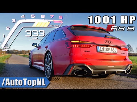 1001HP AUDI RS6 C8 MTM *0-333KMH* ACCELERATION & SOUND by AutoTopNL