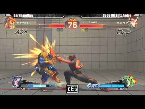 SSF4 AE2012 DarkHandGuy vs CoCo OMG itz Andre - CEO 2012 Tournament