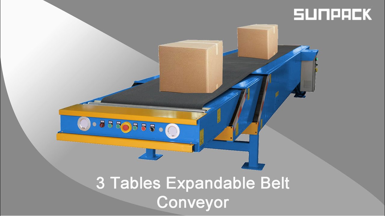 Expandable belt conveyor, Extendtable belt conveyor,Telescopic conveyor for logistics , E-commerce