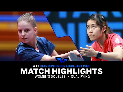 Charlotte L./Tatiana K. vs Suthasini S./Orawan P. | WD Qual | WTT Star Contender Ljubljana 2023