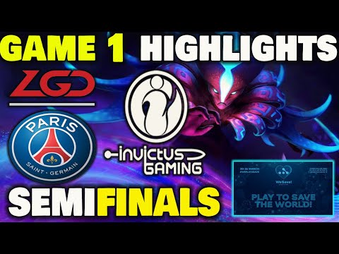 PSG.LGD vs Invictus Gaming Game 1 Highlights WeSave! Charity Play