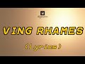 A Reece Ving Rhames Lyrics