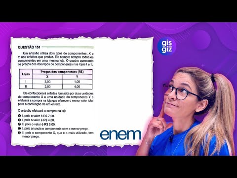 ENEM PROPORÇÃO FUNÇÃO DO 1º GRAU E SISTEMA DE EQUAÇÕES QUESTÃO 161 PROVA VERDE 2024 MATEMÁTICA