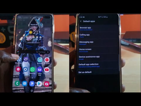 How to Set Default Apps Galaxy S10