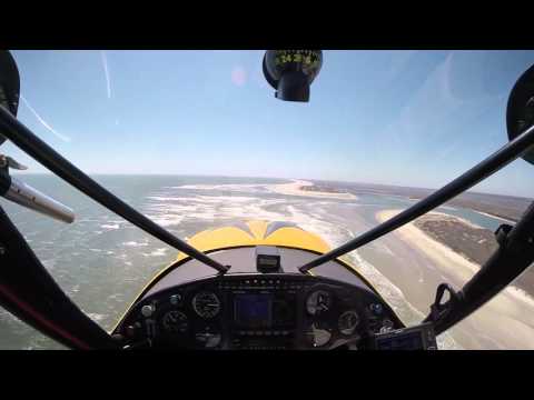 Cubcrafter's Carbon Cub on Southern New Jersey's Coastline