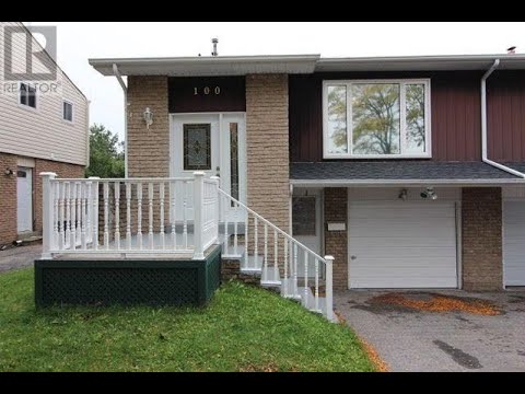 FOR SALE: 100 Guthrie Cres - Whitby