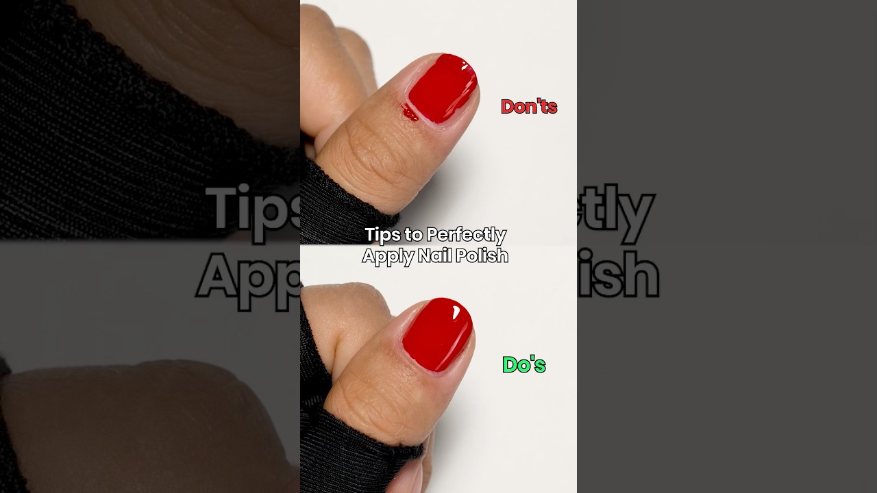 Tips to Perfectly Apply Nail Polish