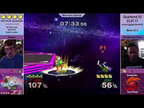 Quartered 2 - Singles - Winners Semis - Aiken vs Professor Pro