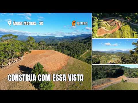 SÍTIO EM ÁGUAS MORNAS - SC | 6 HECTARES COM VISTA PANORÂMICA, CASCATA E NASCENTES...