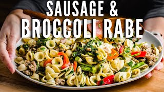 Download lagu Orecchiette with Sausage, Broccoli Rabe, and Cherry Peppers mp3