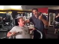 Lou Ferrigno & Arnold | Pumping Iron | Gold's Gym Venice Beach