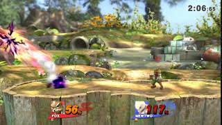 [TAS] 【スマブラ for WiiU】ミュウツーとフォックスのシャドボ反射！どのぐらい続けれるか実験！