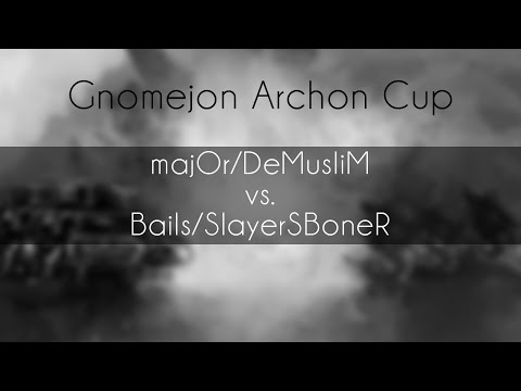 majOr/DeMusliM vs. Bails/SlayerSBoneR - TvP - Gnomejon Archon Cup