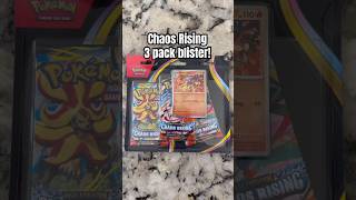 Chaos Rising 3 Pack Blister! Mega Greninja ex! #pokemoncards #pokemontcg