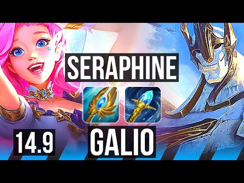 SERAPHINE vs GALIO (MID) | 4/1/14 | KR Grandmaster | 14.9
