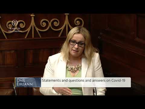 Carol Nolan challenges minister on wage subsidy, CARES and mortgages