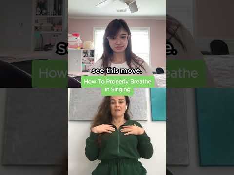 How to Breathe Properly While Singing