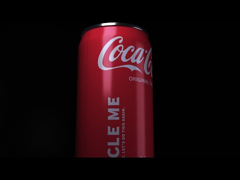 COCA COLA | 3D-Product Packshot | 3d Animation |  design by- Vishal Gala