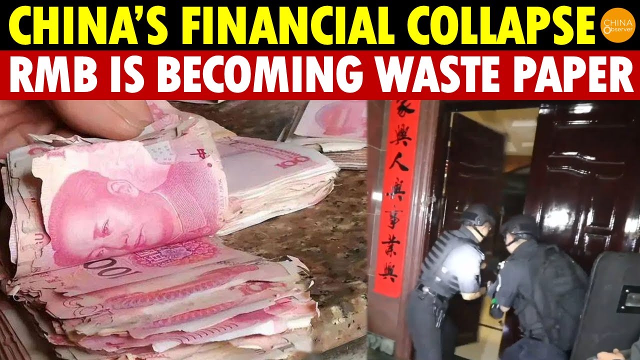 China on the Brink of Financial Collapse! Officials Reveal the RMB Is Becoming Waste Paper