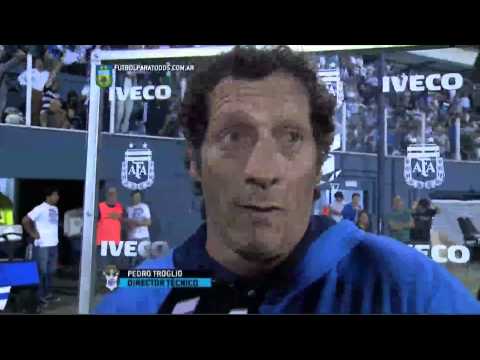 Troglio: "En muy buen camino". Gimnasia 3 - Quilmes 2. Fecha 13. 2015. FPT
