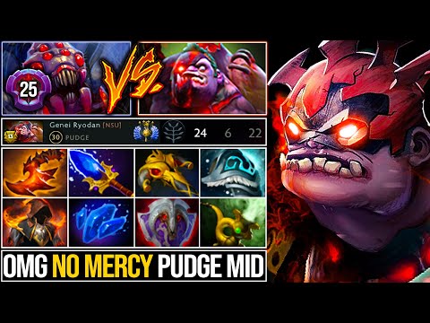MASTER BROODMOTHER VS PUDGE MID!!! OMG 24KILLS - I WANNA PROVE TO YOU THAT PUDGE IS GOD DAMN SUPERB