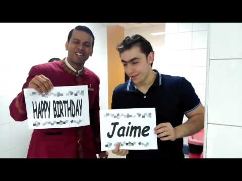 Happy Birthday Jaime