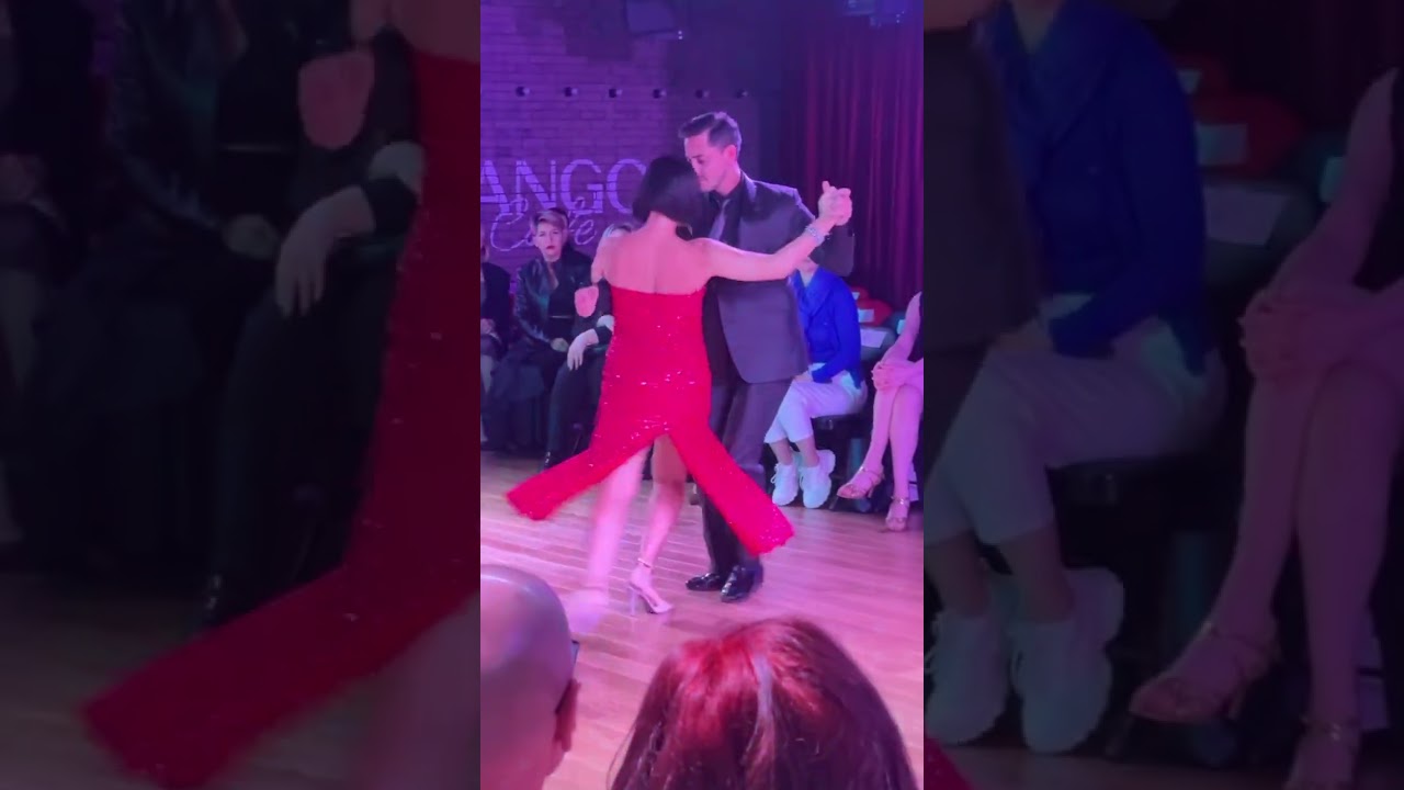 Roxy Camargo and Giuliano Calvimonte First performance ar Tango Café,  Almaty Kazakhstan 5/04/2025.