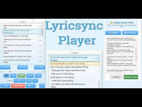 Lyricsync Player Pro video thumbnail